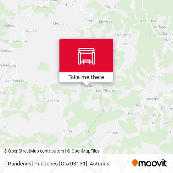 [Pandenes]  Pandenes [Cta 03131] map