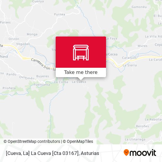 [Cueva, La]  La Cueva [Cta 03167] map