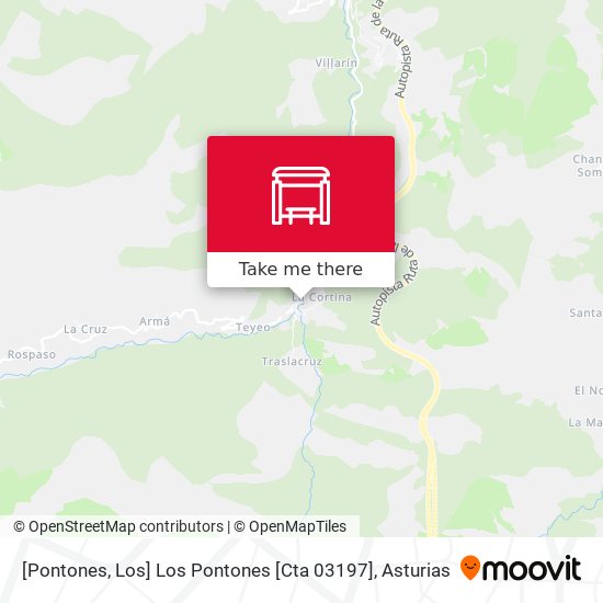 [Pontones, Los]  Los Pontones [Cta 03197] map