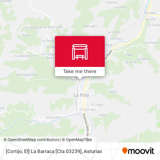 [Cortijo, El]  La Barraca [Cta 03239] map
