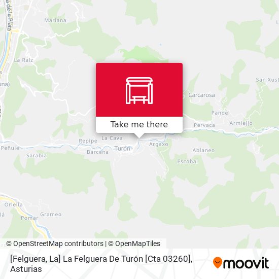 [Felguera, La]  La Felguera De Turón [Cta 03260] map