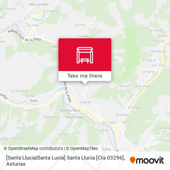 [Santa Llucía|Santa Lucía]  Santa Llucía [Cta 03296] map