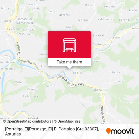 [Portalgo, El|Portazgo, El]  El Portalgo [Cta 03307] map