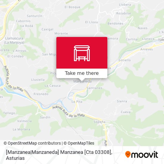 [Manzanea|Manzaneda]  Manzanea [Cta 03308] map
