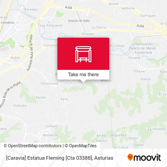 [Caravia]  Estatua Fleming [Cta 03388] map