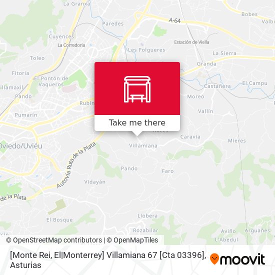 [Monte Rei, El|Monterrey]  Villamiana 67 [Cta 03396] map