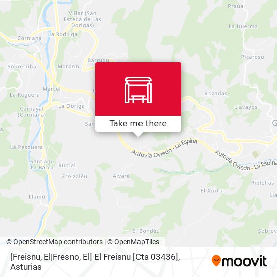 [Freisnu, El|Fresno, El]  El Freisnu [Cta 03436] map