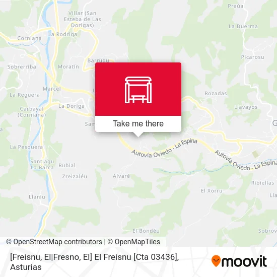 [Freisnu, El|Fresno, El]  El Freisnu [Cta 03436] map