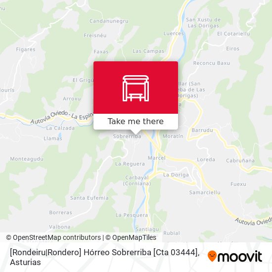[Rondeiru|Rondero]  Hórreo Sobrerriba [Cta 03444] map