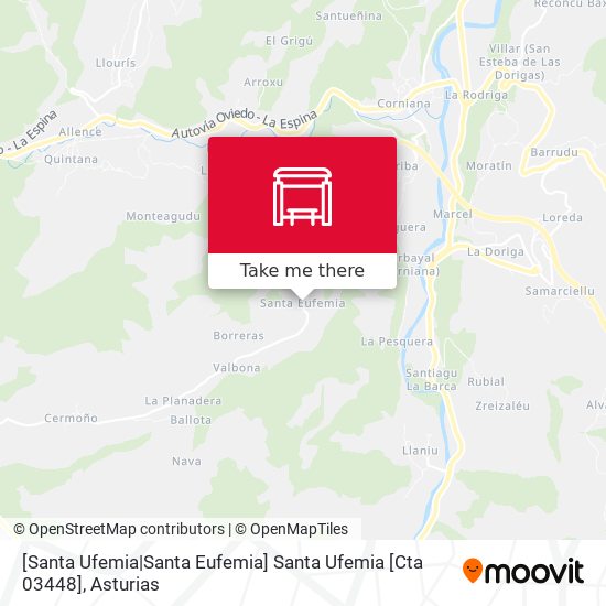 [Santa Ufemia|Santa Eufemia]  Santa Ufemia [Cta 03448] map