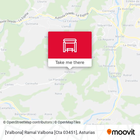 [Valbona]  Ramal Valbona [Cta 03451] map