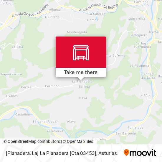 [Planadera, La]  La Planadera [Cta 03453] map