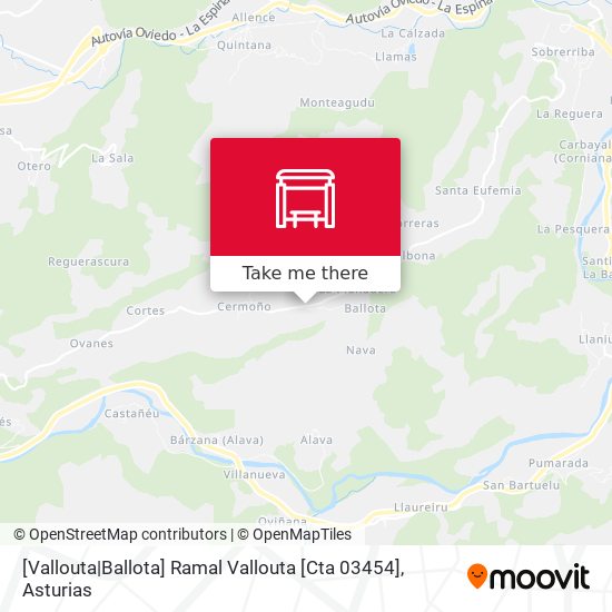 [Vallouta|Ballota]  Ramal Vallouta [Cta 03454] map