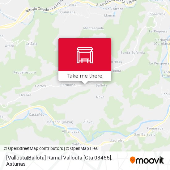 [Vallouta|Ballota]  Ramal Vallouta [Cta 03455] map