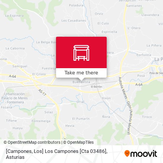 [Campones, Los]  Los Campones [Cta 03486] map