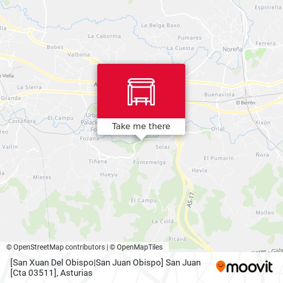 [San Xuan Del Obispo|San Juan Obispo]  San Juan [Cta 03511] map