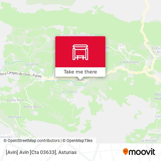 [Avín]  Avín [Cta 03633] map