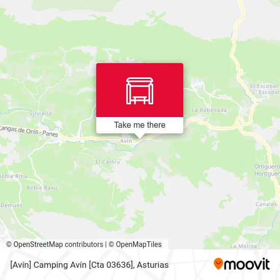 [Avín]  Camping Avín [Cta 03636] map