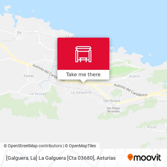 [Galguera, La]  La Galguera [Cta 03680] map