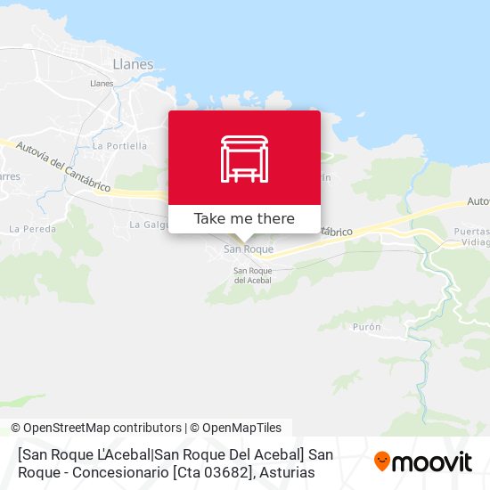 mapa [San Roque L'Acebal|San Roque Del Acebal]  San Roque - Concesionario [Cta 03682]