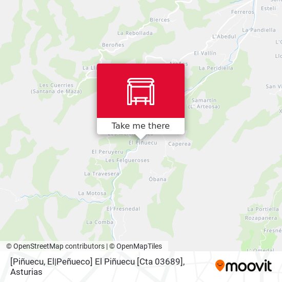 [Piñuecu, El|Peñueco]  El Piñuecu [Cta 03689] map
