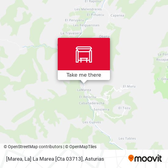 [Marea, La]  La Marea [Cta 03713] map
