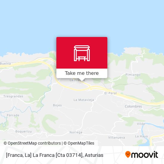 [Franca, La]  La Franca [Cta 03714] map