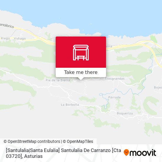 [Santulalia|Santa Eulalia]  Santulalia De Carranzo [Cta 03720] map