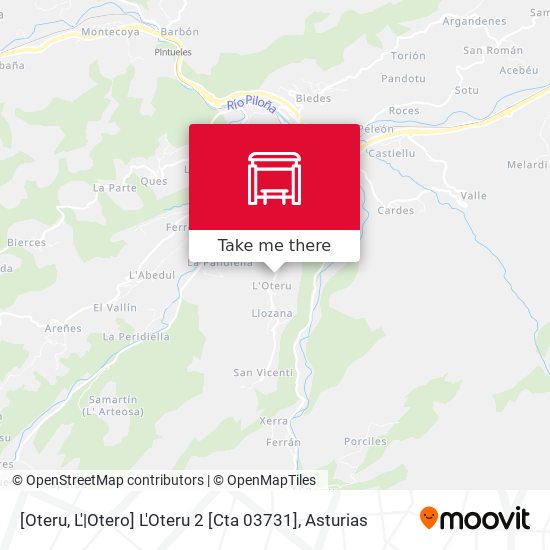 [Oteru, L'|Otero]  L'Oteru 2 [Cta 03731] map