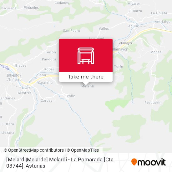 [Melardi|Melarde]  Melardi - La Pomarada [Cta 03744] map