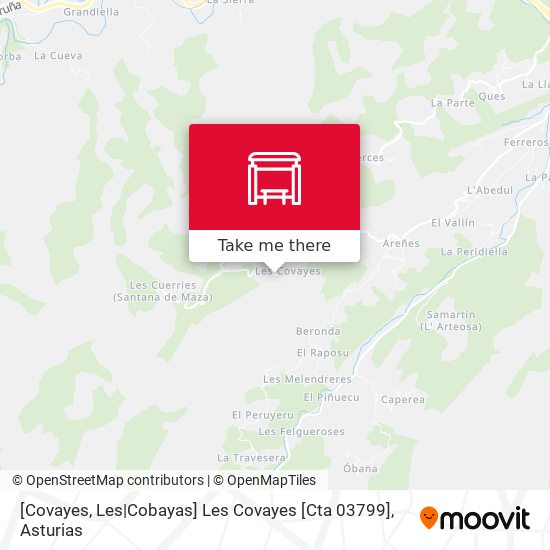 [Covayes, Les|Cobayas]  Les Covayes [Cta 03799] map