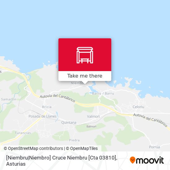[Niembru|Niembro]  Cruce Niembru [Cta 03810] map