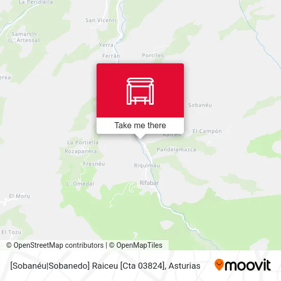 [Sobanéu|Sobanedo]  Raiceu [Cta 03824] map