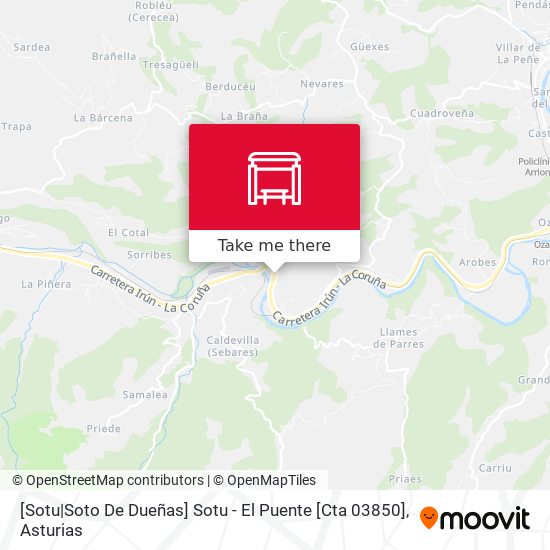 [Sotu|Soto De Dueñas]  Sotu - El Puente [Cta 03850] map