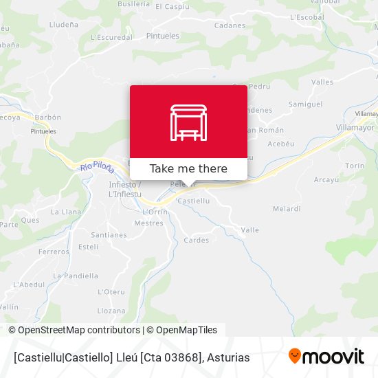 [Castiellu|Castiello]  Lleú [Cta 03868] map