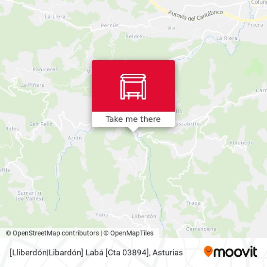 [Lliberdón|Libardón]  Labá [Cta 03894] map