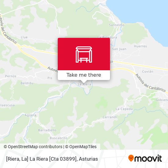 [Riera, La]  La Riera [Cta 03899] map