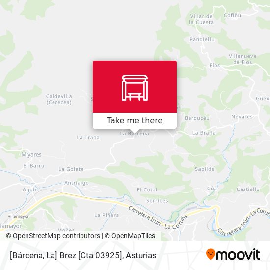 [Bárcena, La]  Brez [Cta 03925] map