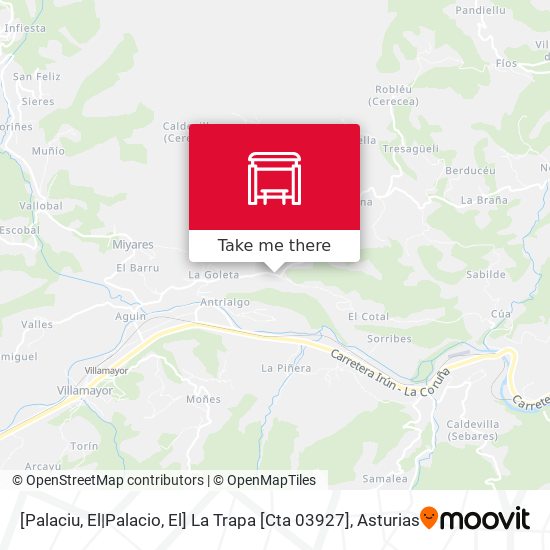 [Palaciu, El|Palacio, El]  La Trapa [Cta 03927] map
