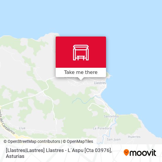 [Llastres|Lastres]  Llastres - L´Aspu [Cta 03976] map