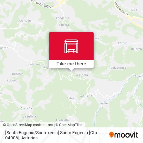 [Santa Eugenia / Santoxenia]  Santa Eugenia [Cta 04006] map