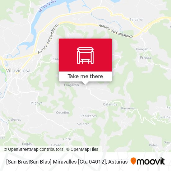 [San Bras|San Blas]  Miravalles [Cta 04012] map