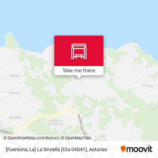 [Fuentona, La]  La Sirviella [Cta 04041] map