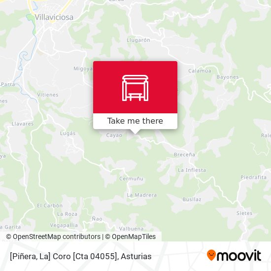 [Piñera, La]  Coro [Cta 04055] map