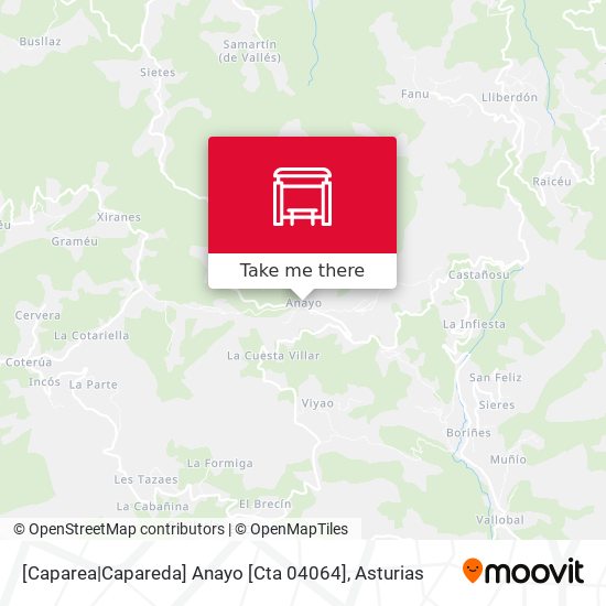 [Caparea|Capareda]  Anayo [Cta 04064] map