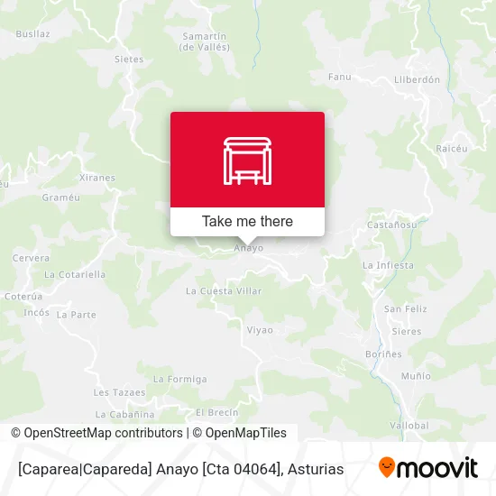 [Caparea|Capareda]  Anayo [Cta 04064] map