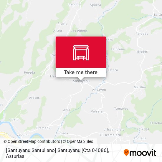 [Santuyanu|Santullano]  Santuyanu [Cta 04086] map