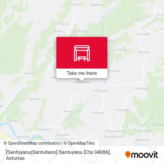 [Santuyanu|Santullano]  Santuyanu [Cta 04086] map