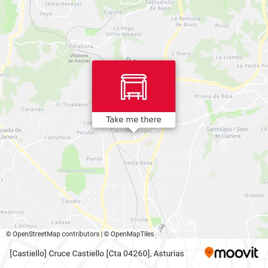 [Castiello]  Cruce Castiello [Cta 04260] map