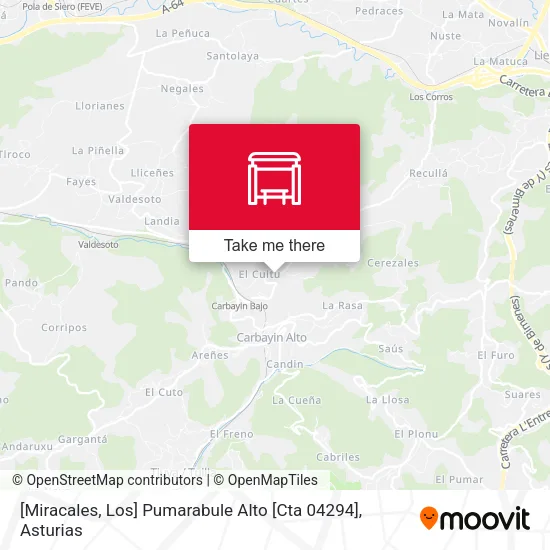 [Miracales, Los]  Pumarabule Alto [Cta 04294] map
